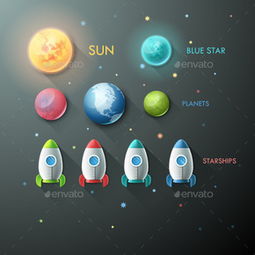 藍色光影地球信息科技PPT模板